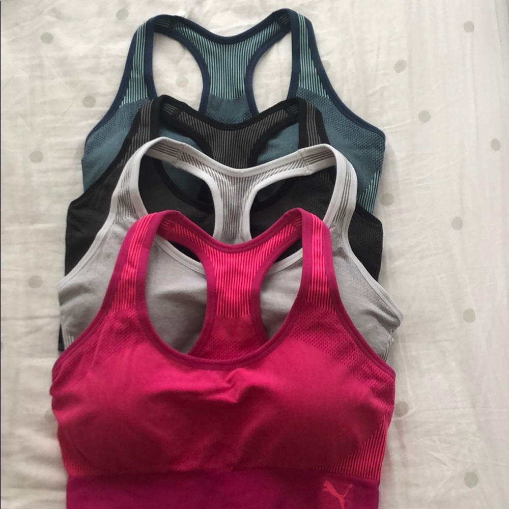 4 pack PUMA sports bras
